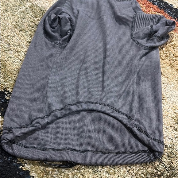 Cozy Dog Gray Dog Hoodie w/white furry trim NWOT cinch draw waist XL - Picture 5 of 8